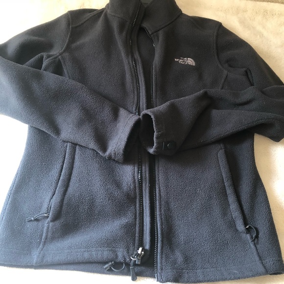 the north face black coat womens